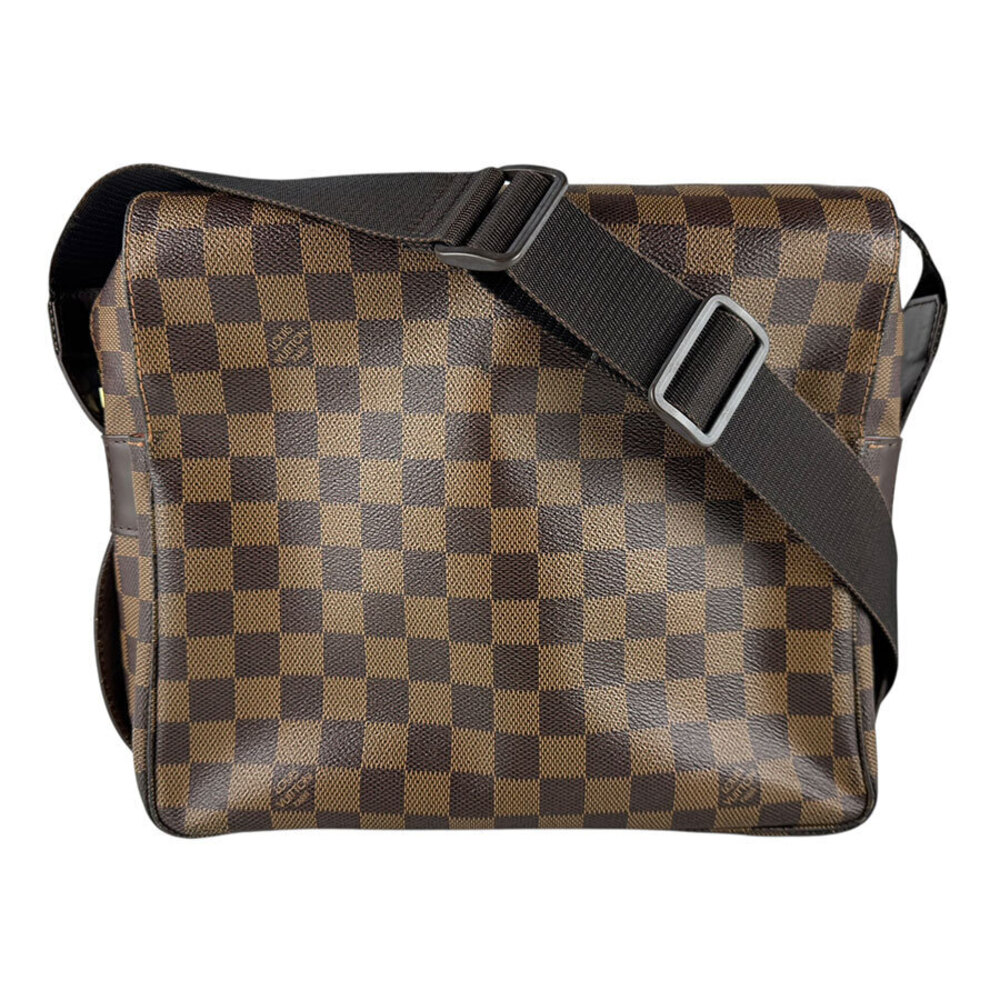 Louis Vuitton Shoulder Bag Damier Naviglio Canvas Ebene Brown